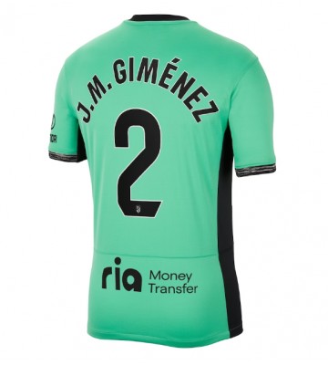 Atletico Madrid Jose Gimenez #2 Tredjetröja 2023-24 Kortärmad